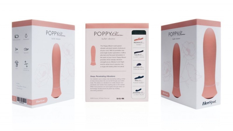 Fleshlight Poppy Bloom Bullet Vibrators | SINGAPORE 872WPYV