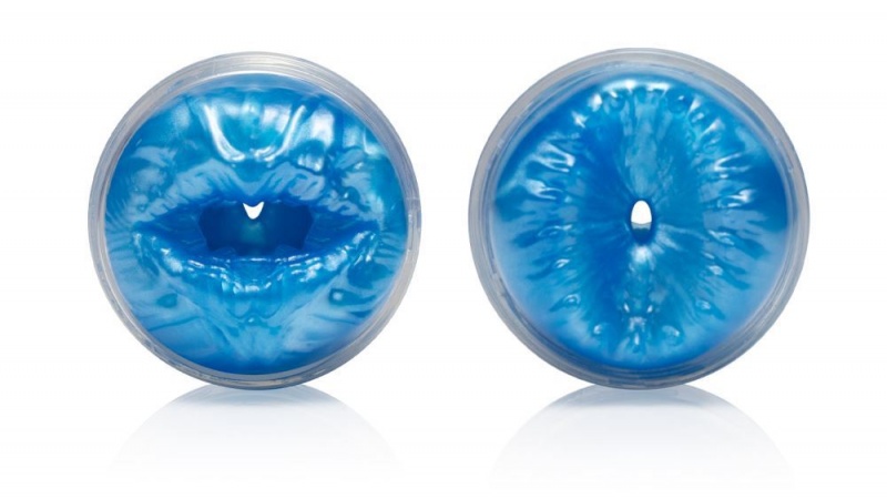 Fleshlight Quickshot Alien Butt/Mouth - Metallic Blue Freaks Male Masturbators | SINGAPORE 342QBDH