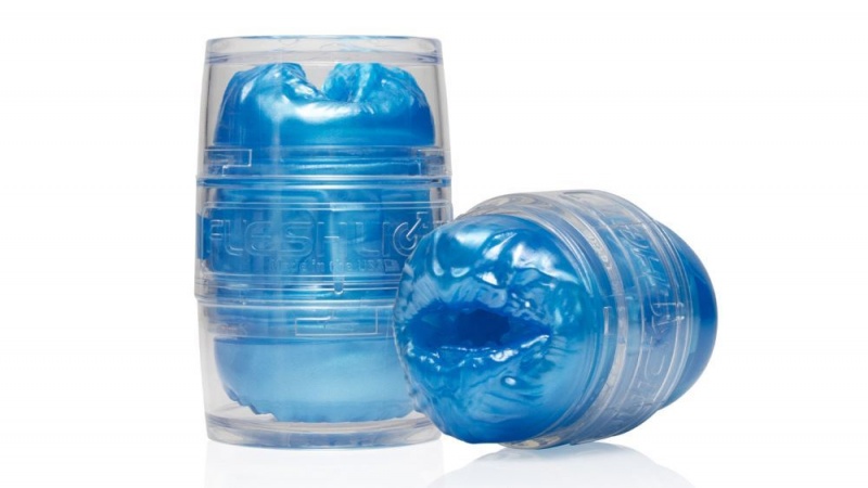 Fleshlight Quickshot Alien Butt/Mouth - Metallic Blue Freaks Male Masturbators | SINGAPORE 342QBDH