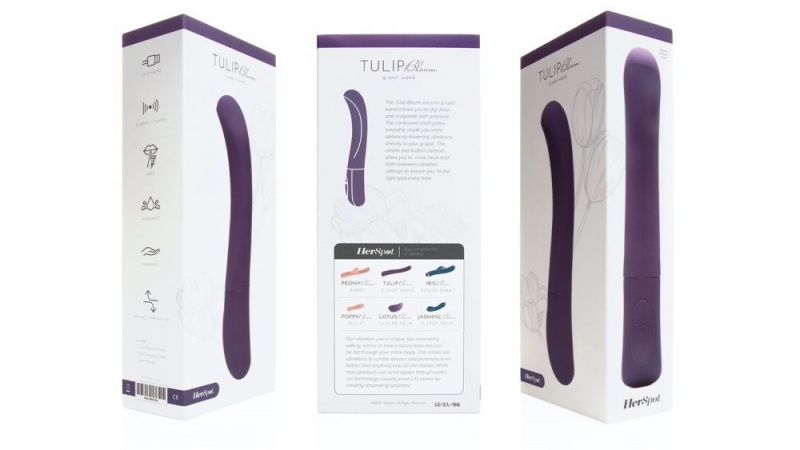 Fleshlight Tulip Bloom G-spot Wand Vibrators | SINGAPORE 438YVBF